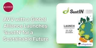 Amrita Vishwa Vidyapeetham with a Global Alliance Launches  'SustIN' for a Sustainable Future